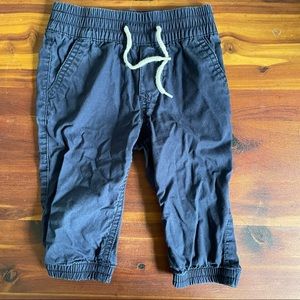 Gap Woven Navy Baby Joggers 6-12 Months